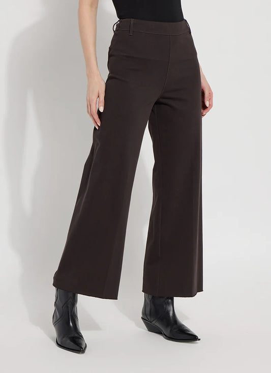 Lyssé/ The Erin Hi Waist Wide Leg Denim/ Double Espresso
