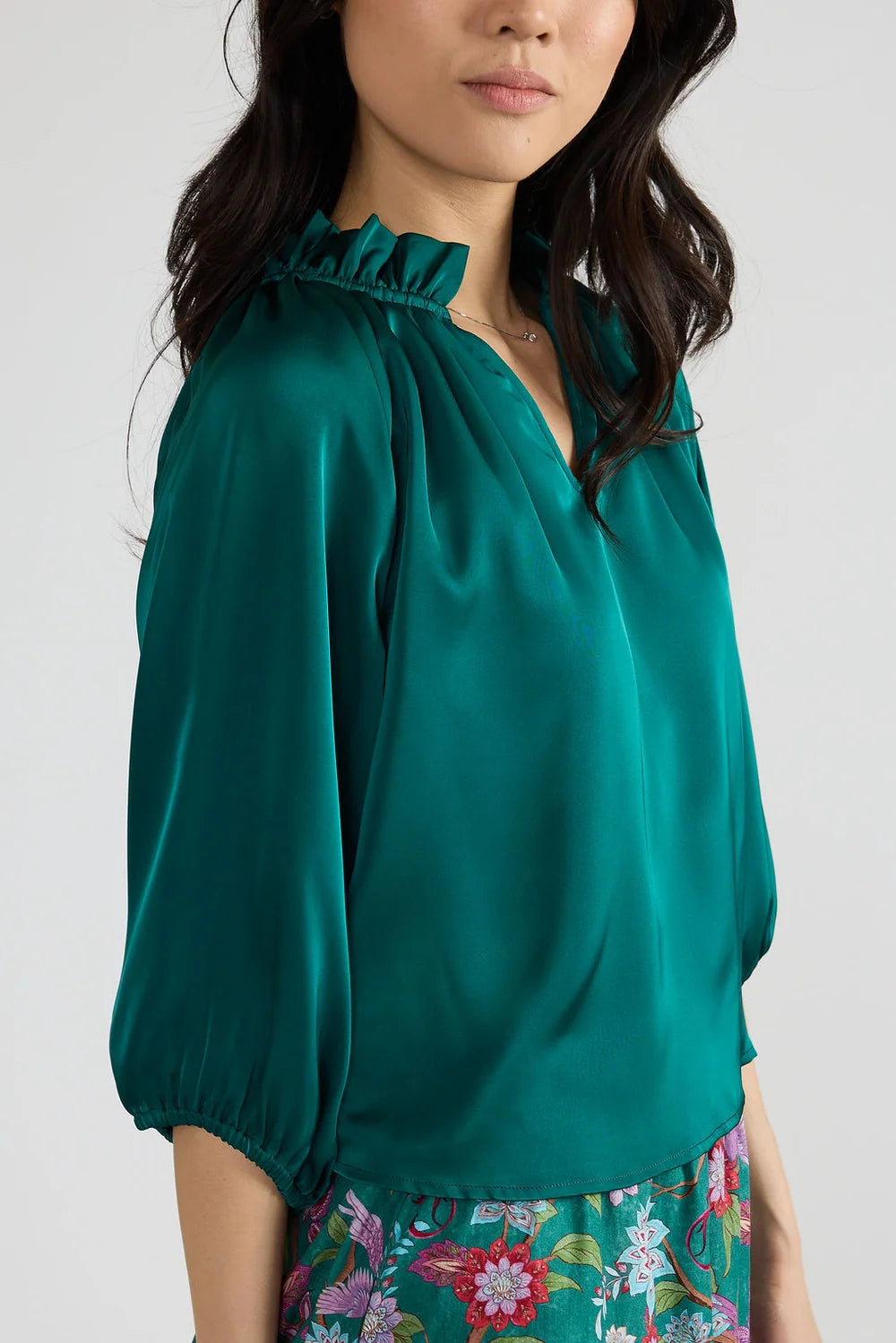 Double A/ The Cosette Top/ Teal