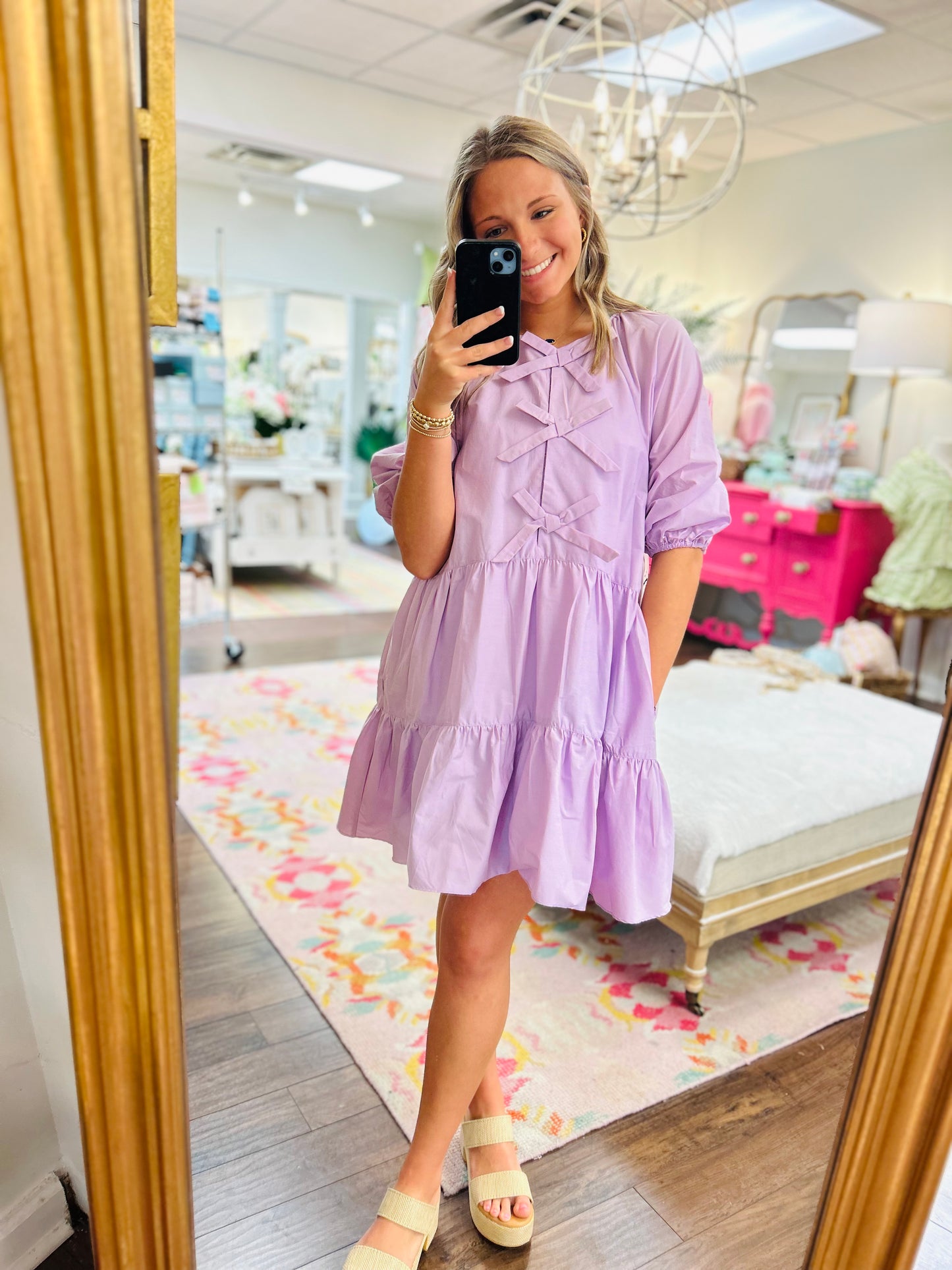 The Leann Lavender Dress/ FINAL SALE