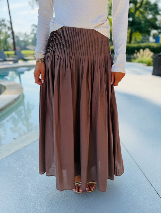 The Pippin Pintuck Skirt