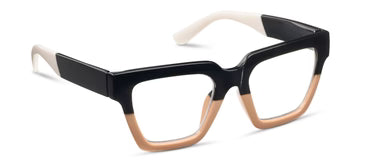 Peepers/ Take a Bow Eyeglasses/ Black + Tan