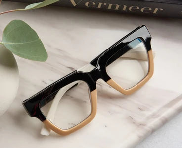 Peepers/ Take a Bow Eyeglasses/ Black + Tan