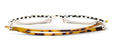 Peepers/ Bernadette Eyeglasses/ White + Tokyo Tortoise