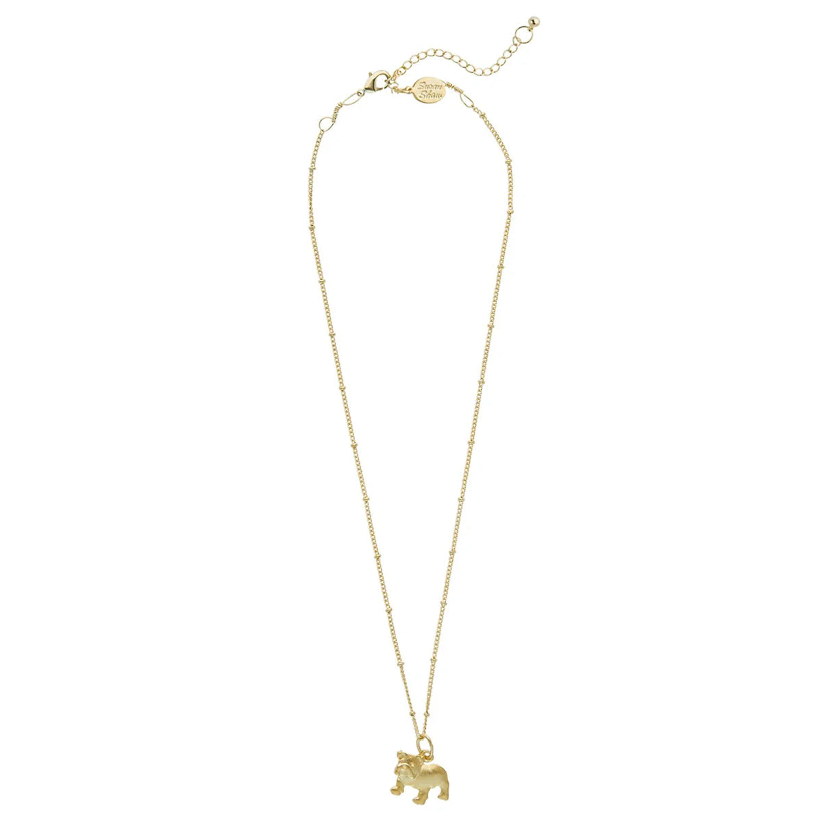 Susan Shaw/ Dainty Bulldog Necklace