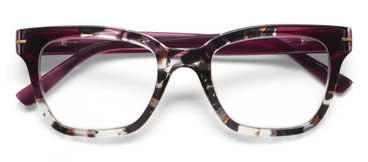 Peepers/ Buzzworthy Eyeglasses/ Sand Quartz + Cherry