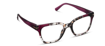 Peepers/ Buzzworthy Eyeglasses/ Sand Quartz + Cherry