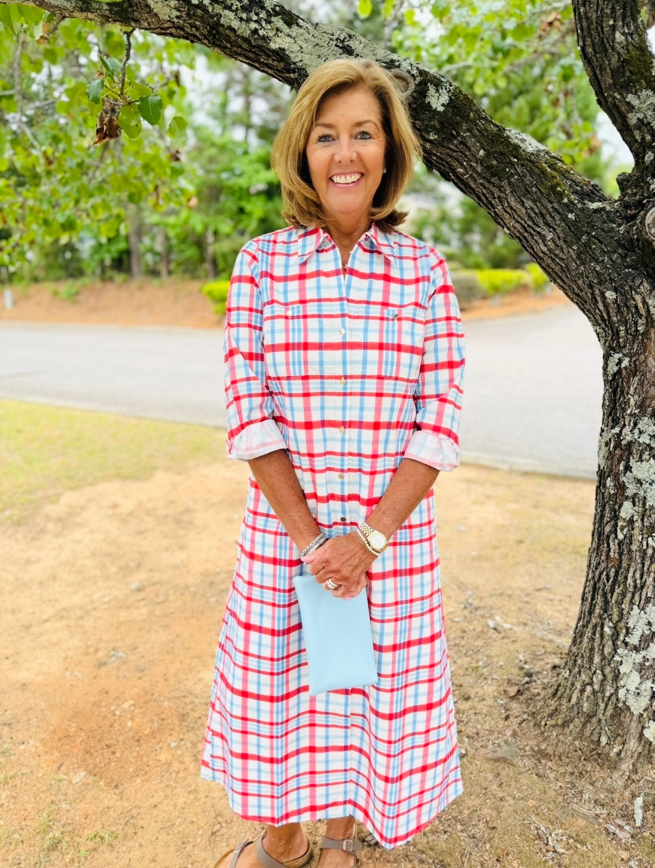 The Harper Dress/ Summer Plaid