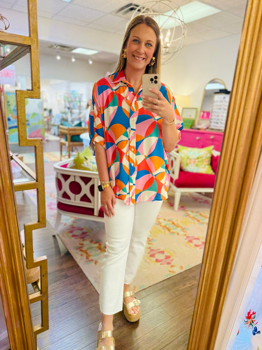 The Arizona Poplin Button Down/ FINAL SALE