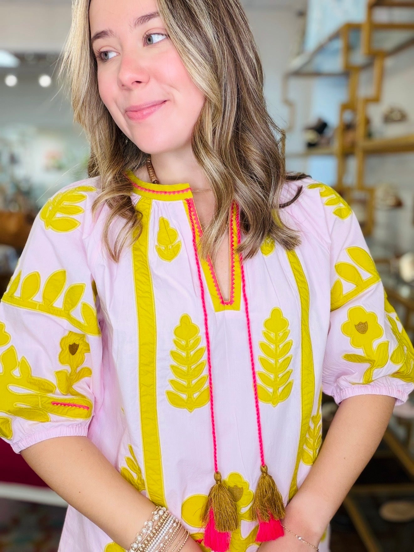Ivy Jane/ The Arna Applique Top