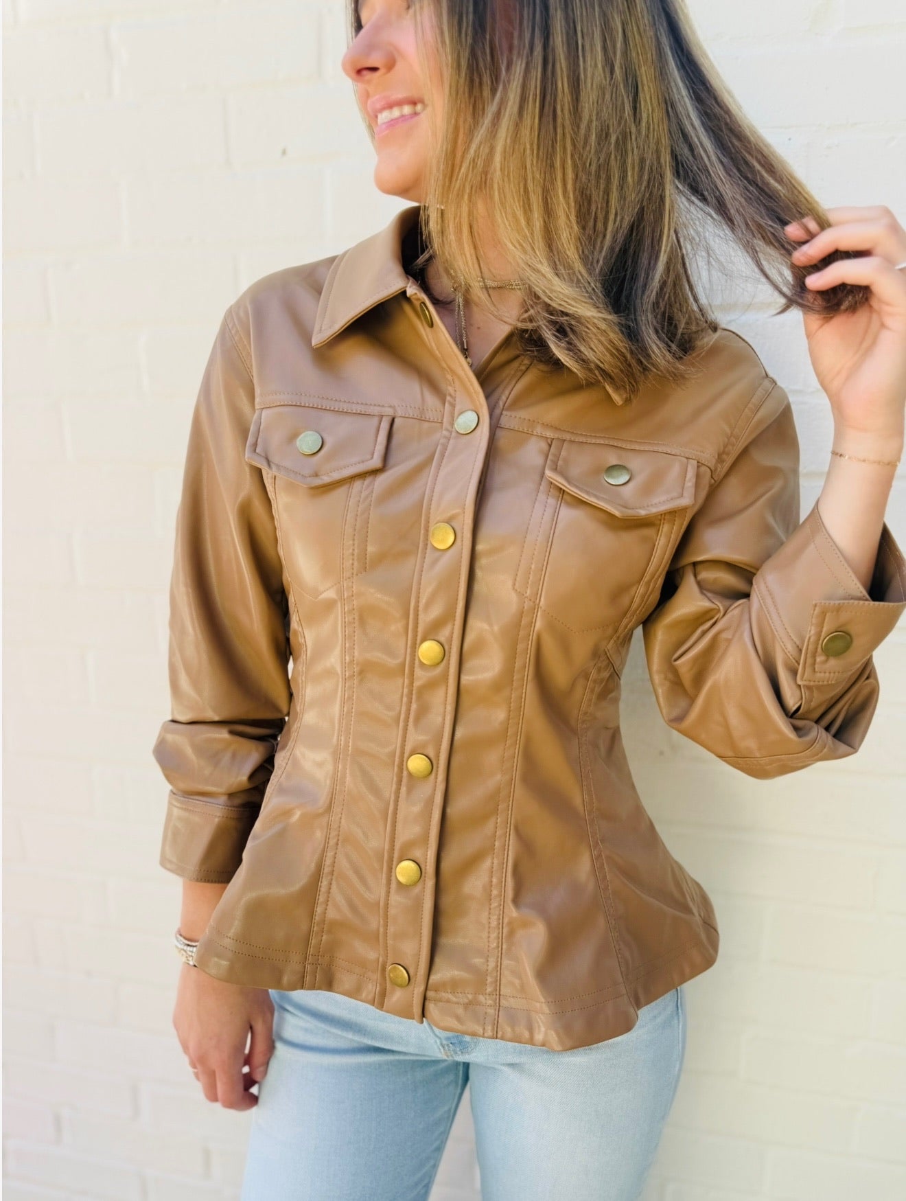 The Lobbie Leather Shirt