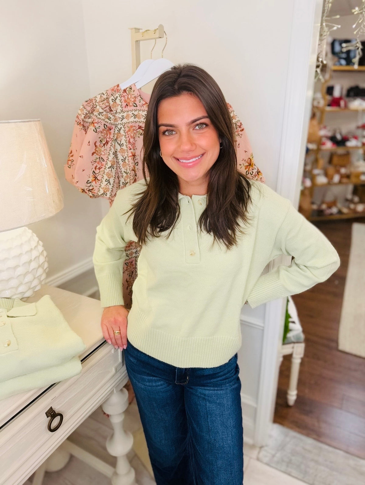 The Chrisley Collared Sweater