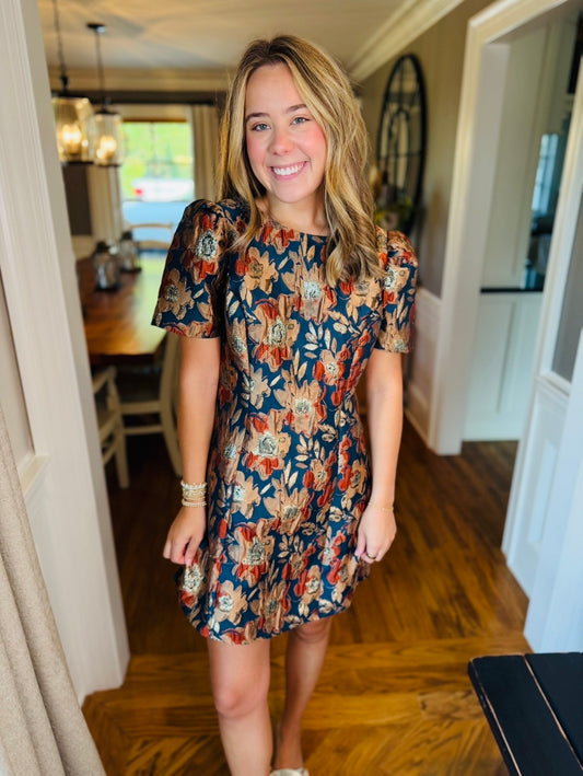 The Jenna Jacquared Dress