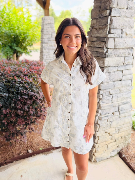 The Evie Embroidery Dress
