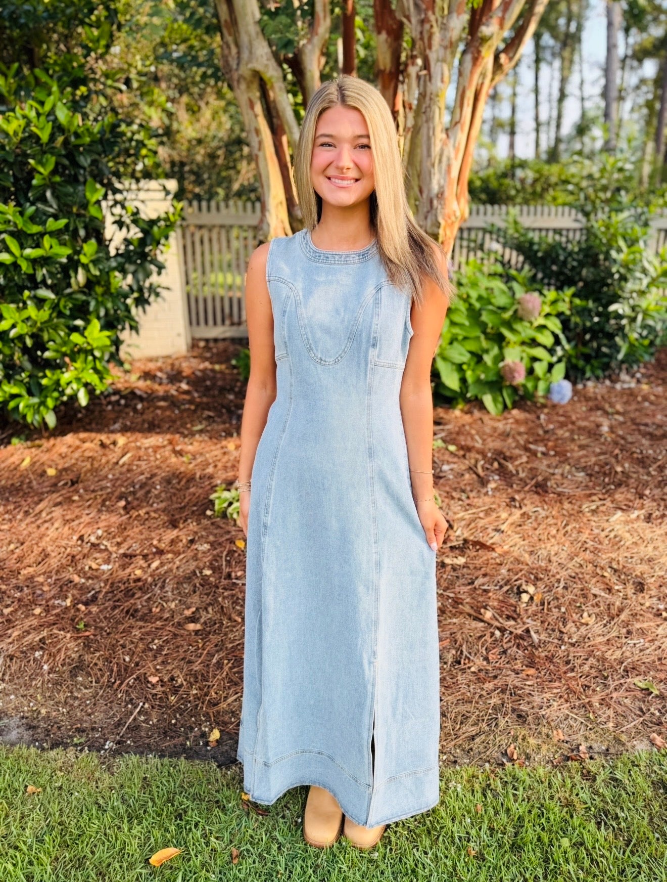 The Darla Denim Dress