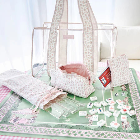Case-Mate/ Mahjong Jelly Tote Set/ Quilted Ditsy Floral