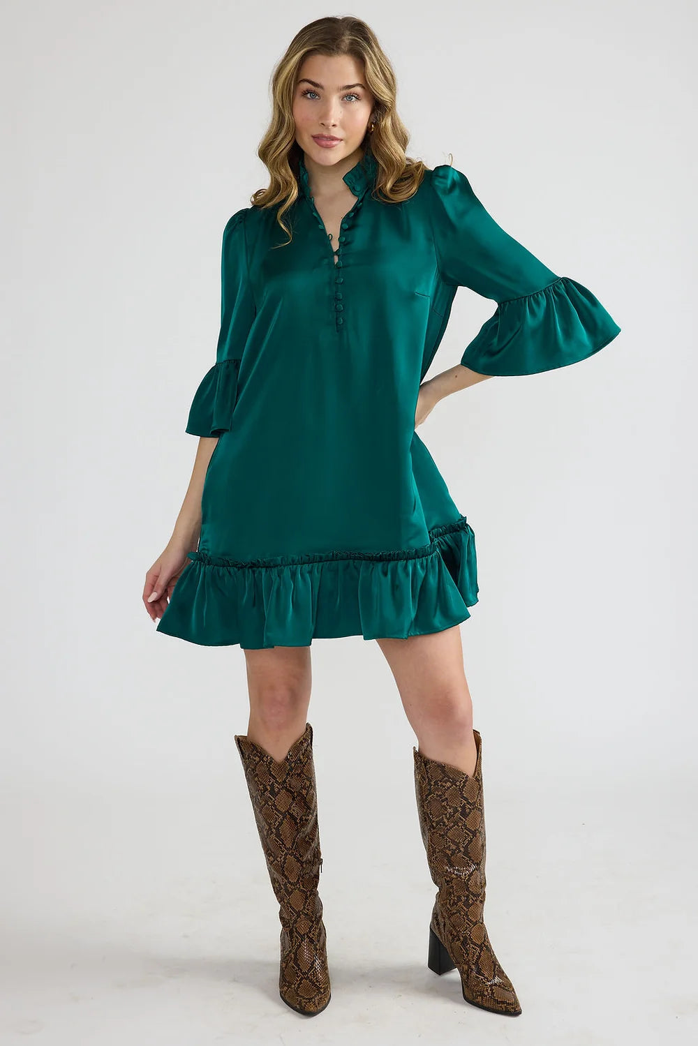 Double A/ The Chelsea Dress/ Teal