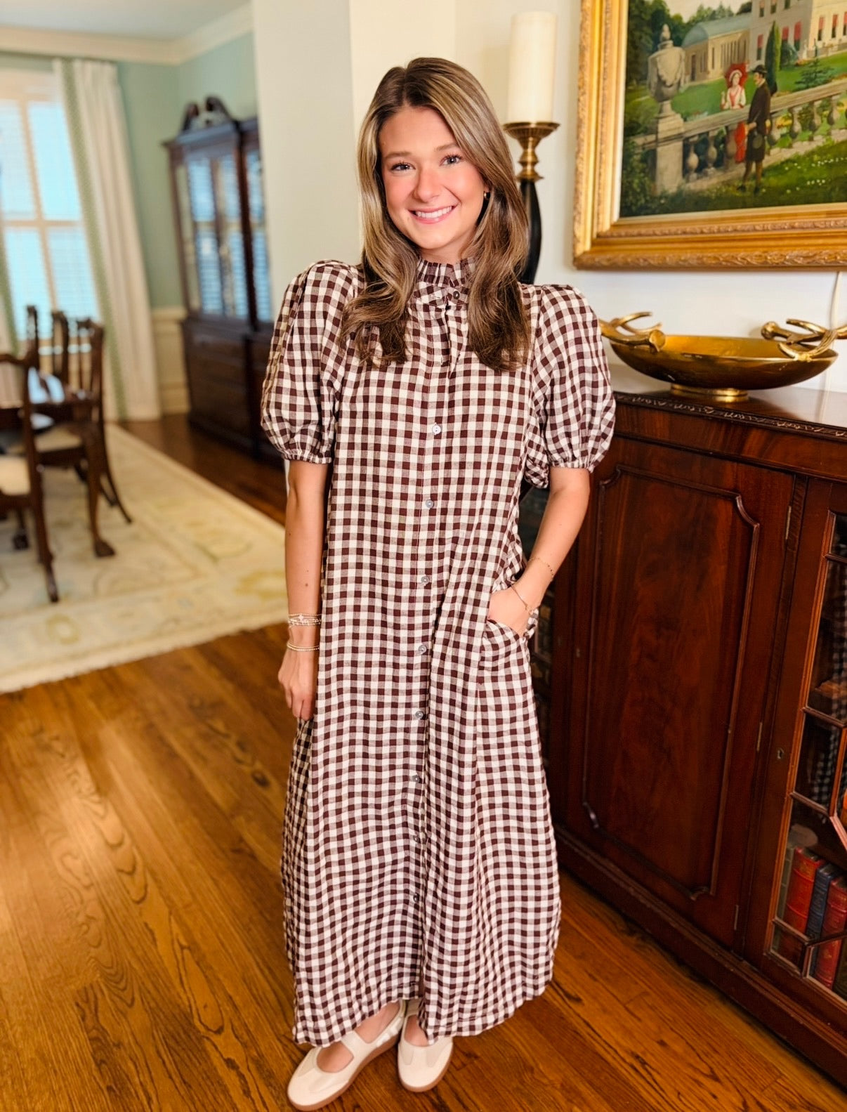 The Gennie Gingham Dress