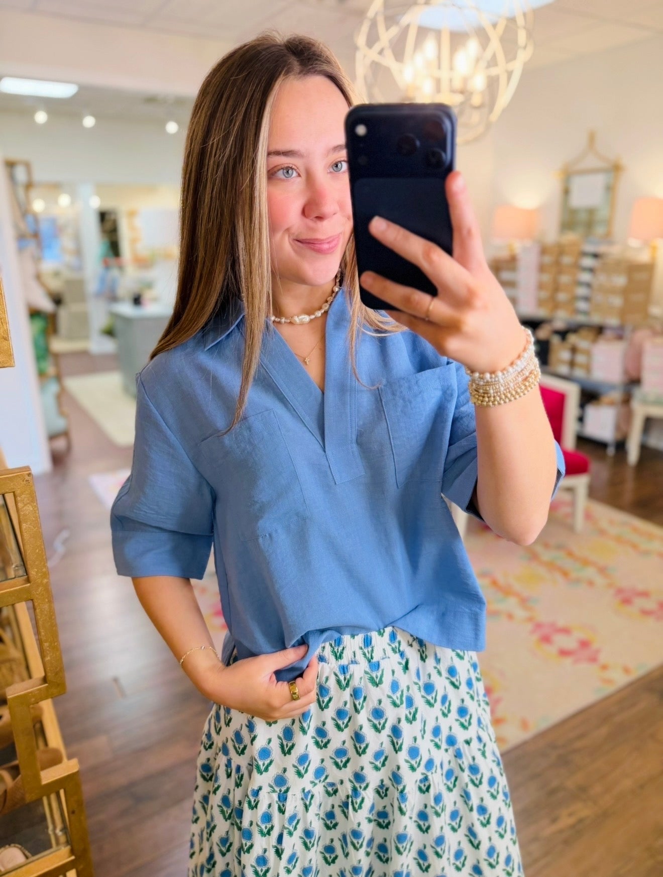 Joy + Joy/ The Paula Pocket Shirt / FINAL SALE