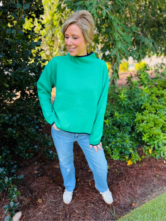 The Marlo Mock Sweater