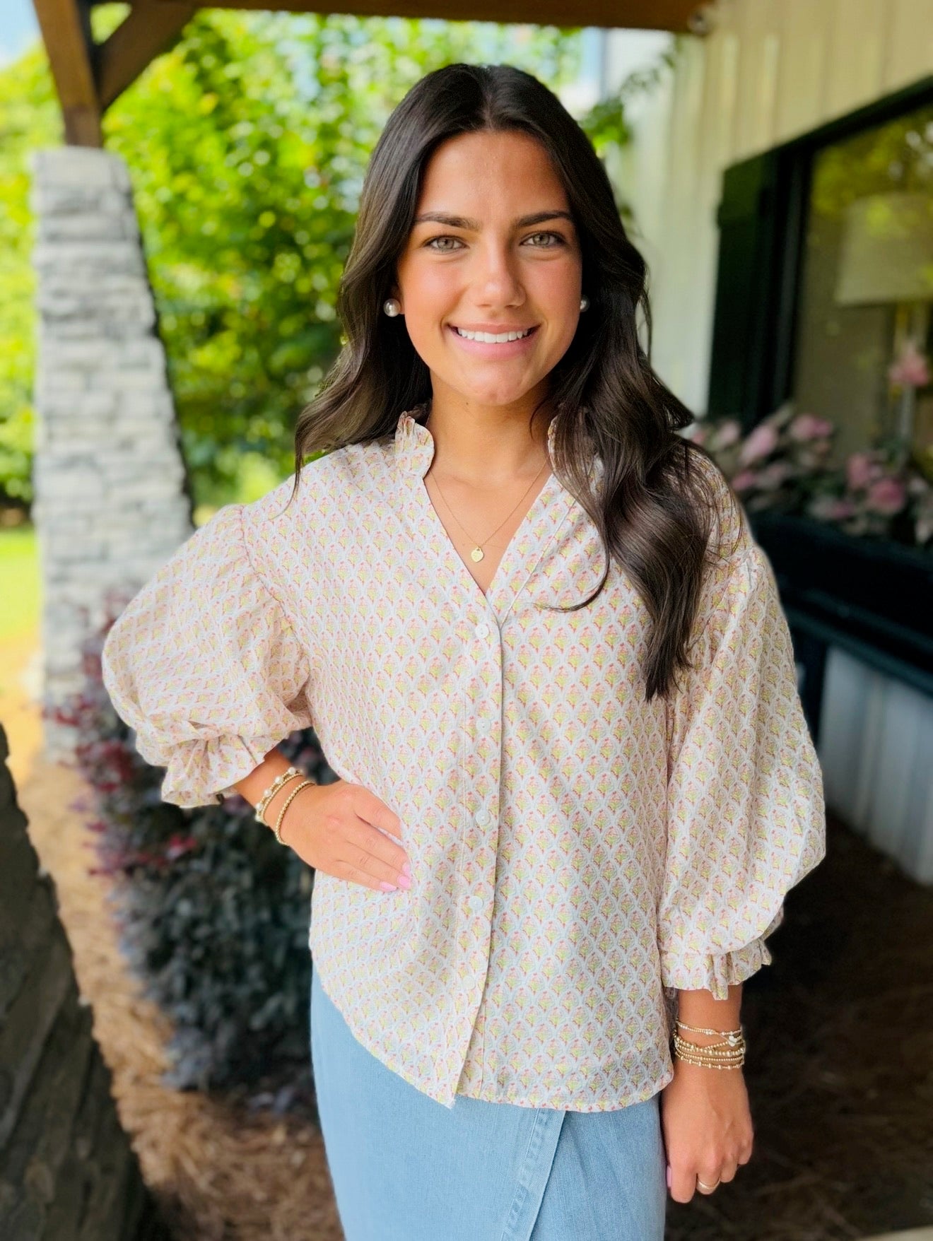 The Rayle Ruffle Blouse