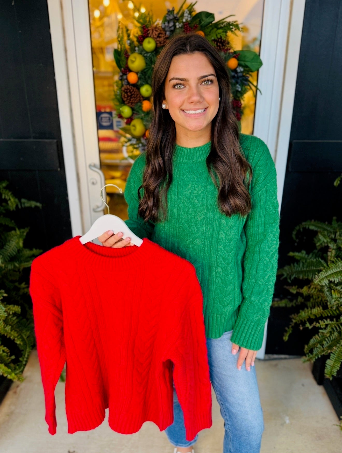 The Carrie Cable Sweater