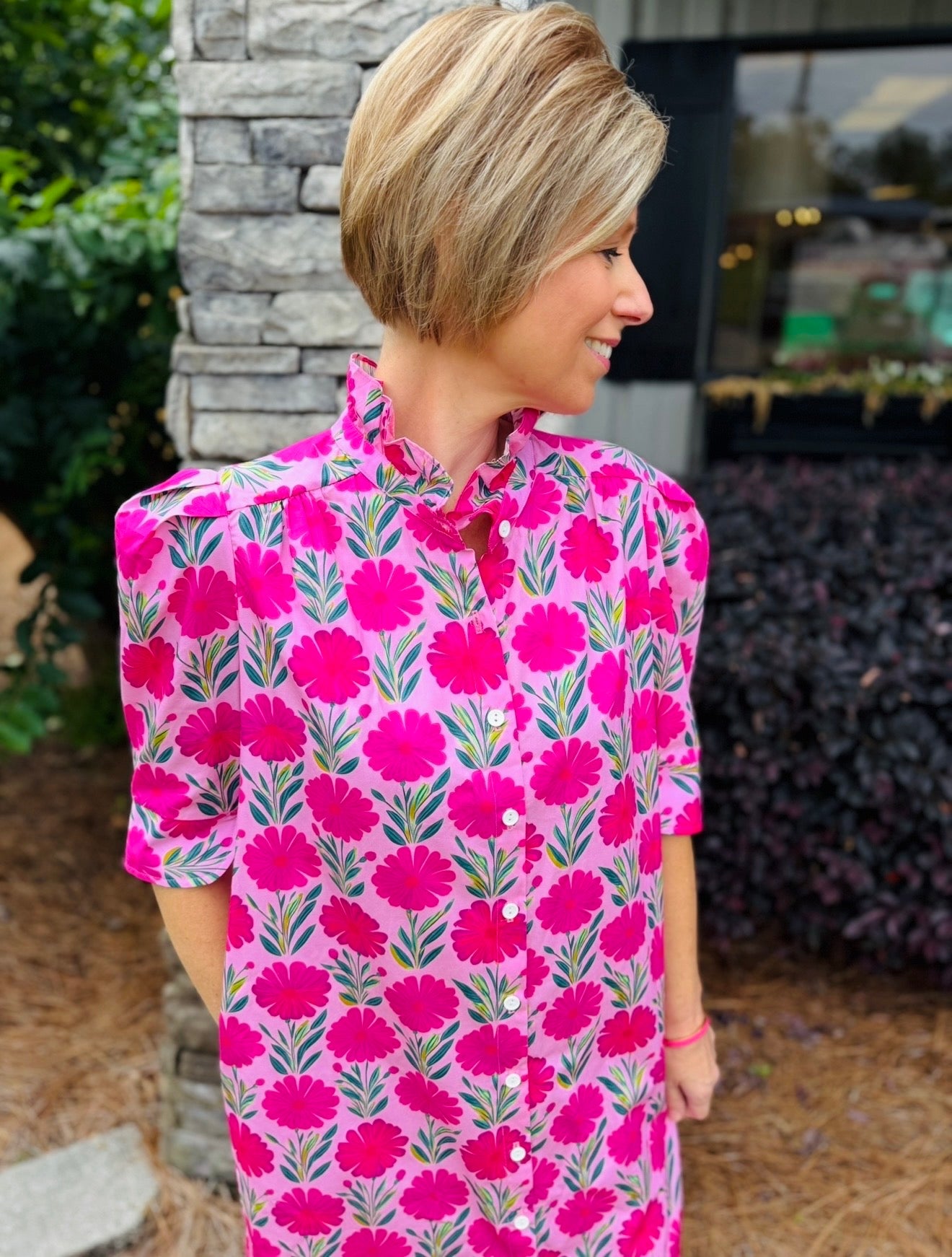 The Nina Dress/ Frolicking Daises