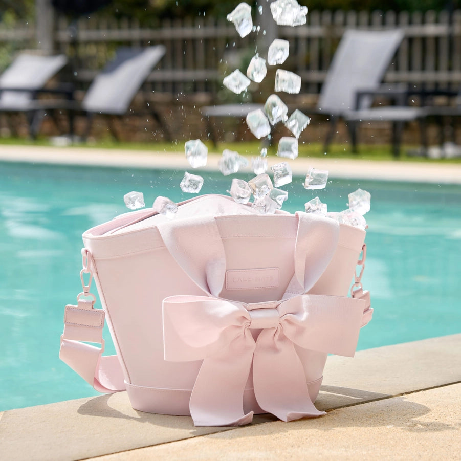 Case-Mate/ Mini Jelly Cooler Tote/ Ballet Pink Bow