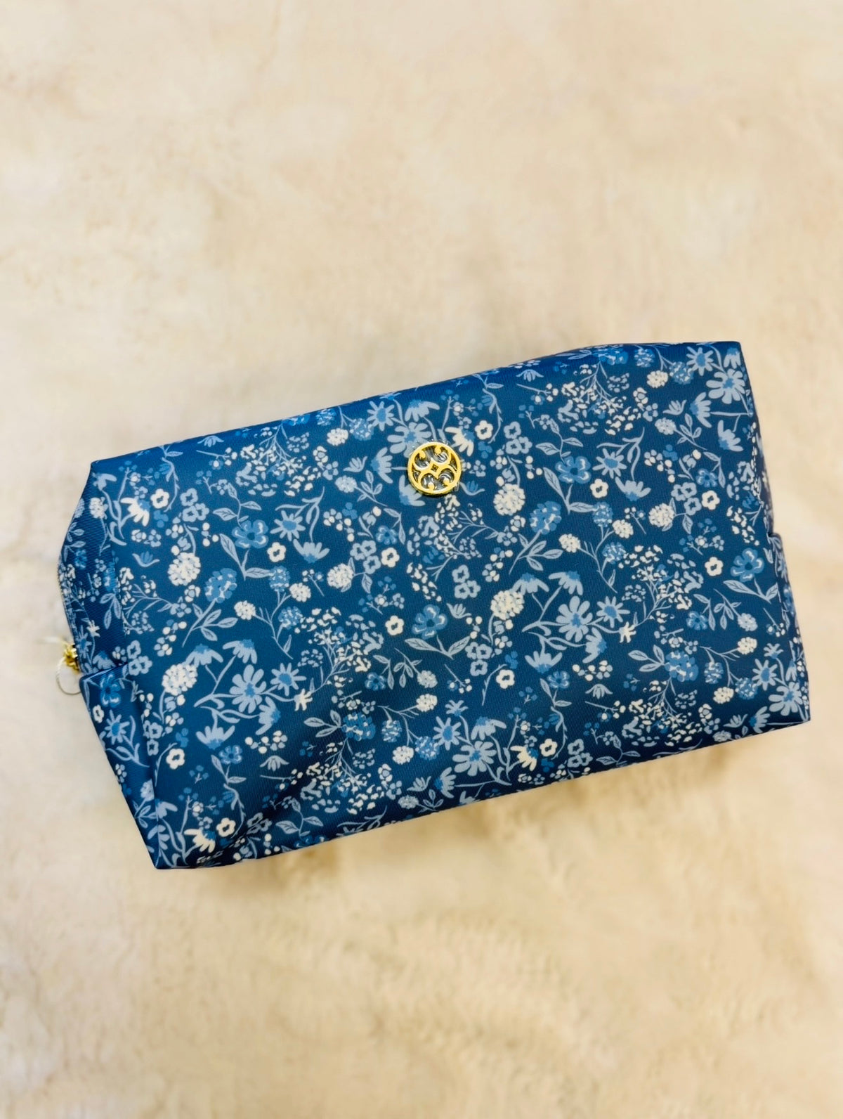 MS/ The Let's Face It Cosmetic Bag/ Petal Charm Blue