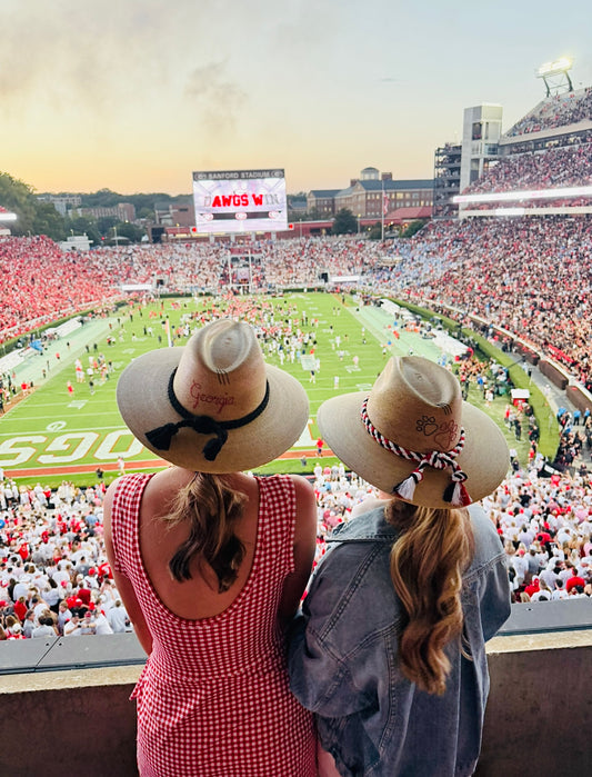 The Natural Palm Georgia Cursive Hat
