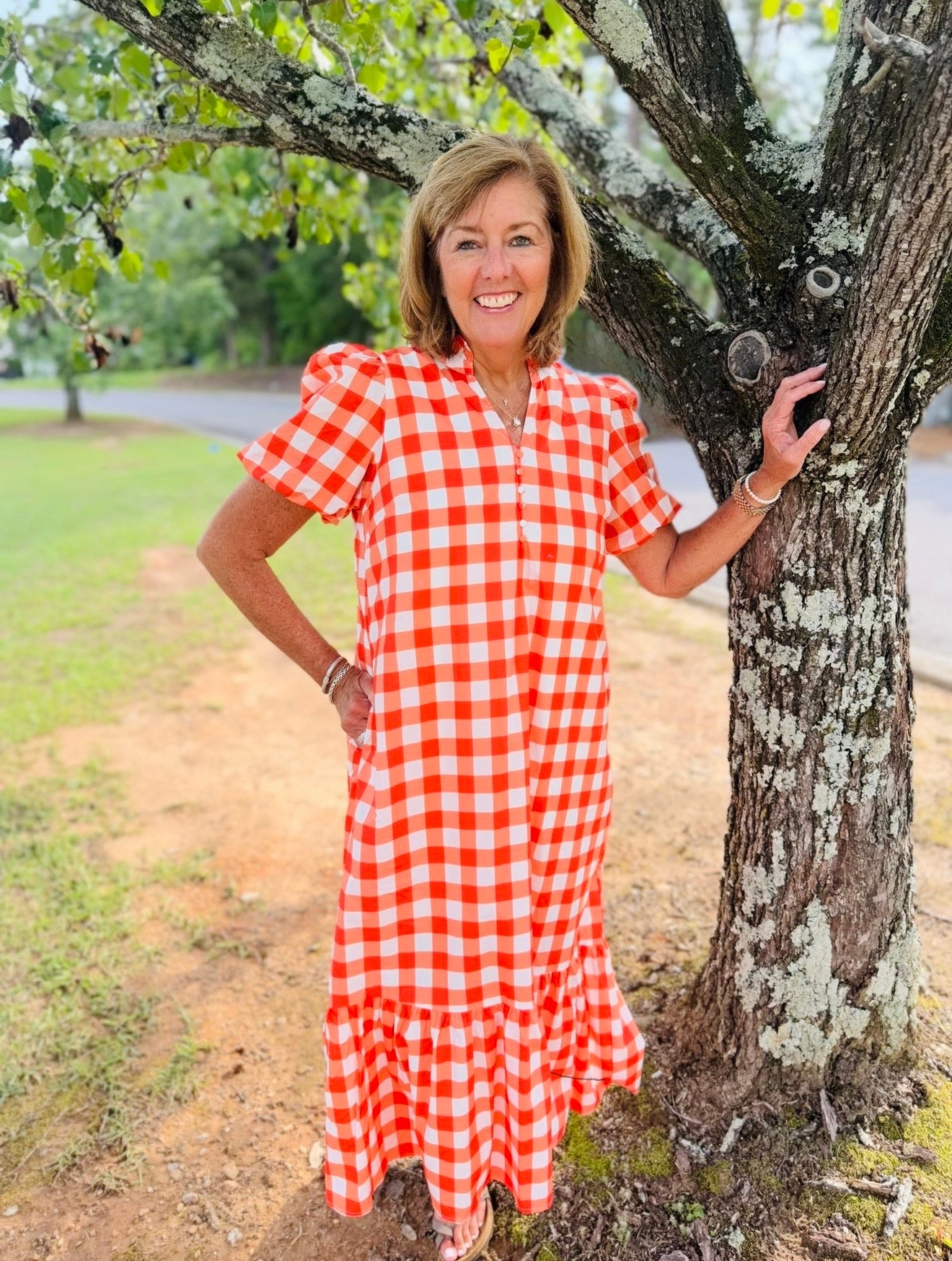 The Gemma Gingham Dress