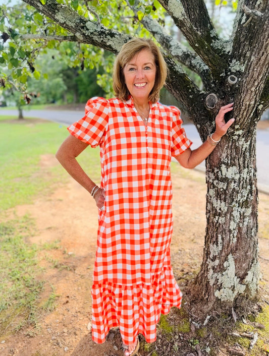 The Gemma Gingham Dress