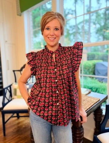 The Fraye Flutter Top