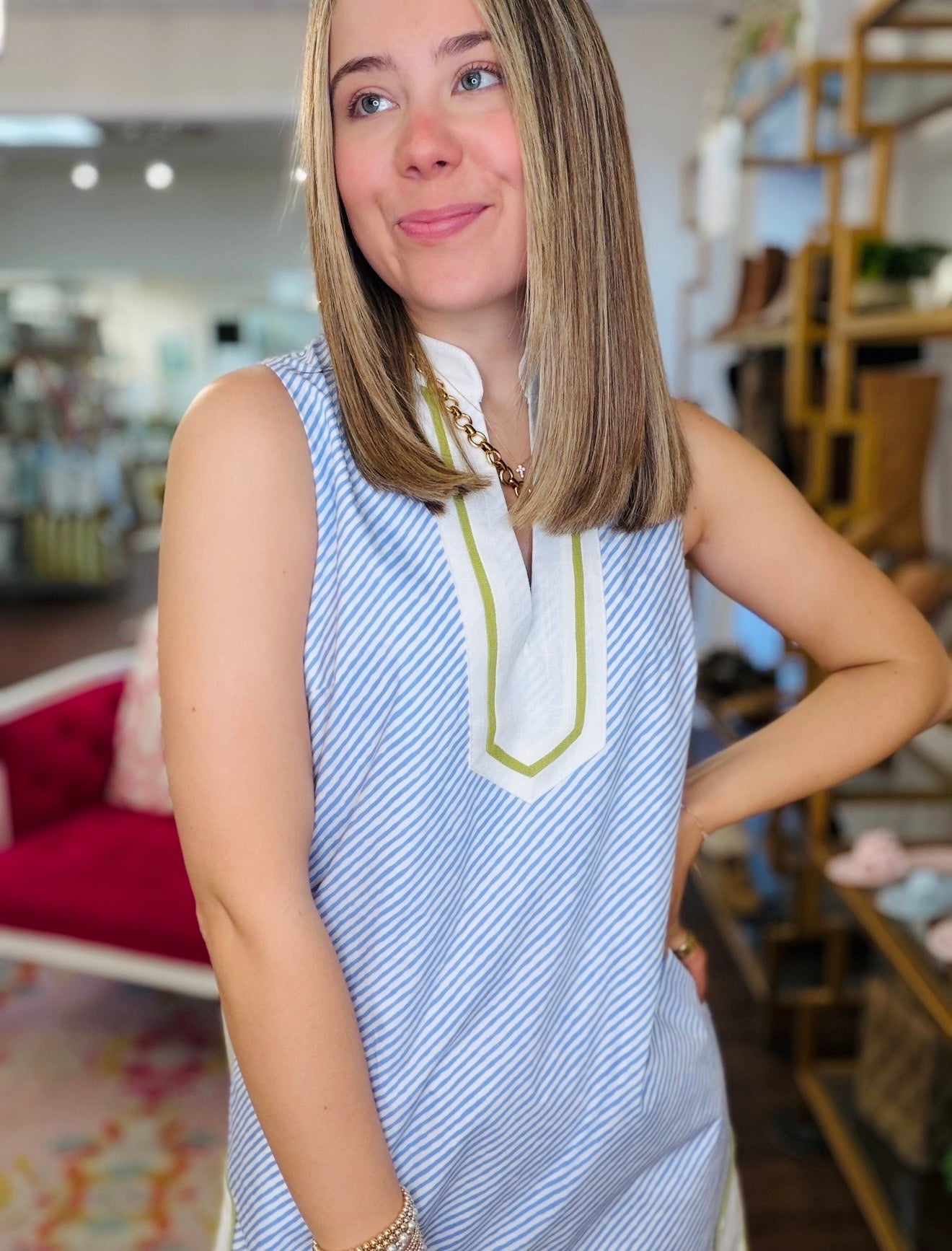 The Springin' Striped Dress