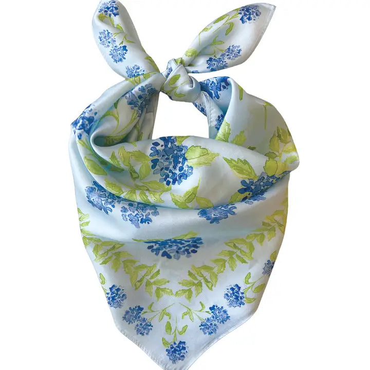 The Blue Heirloom Hydrangea Scarf
