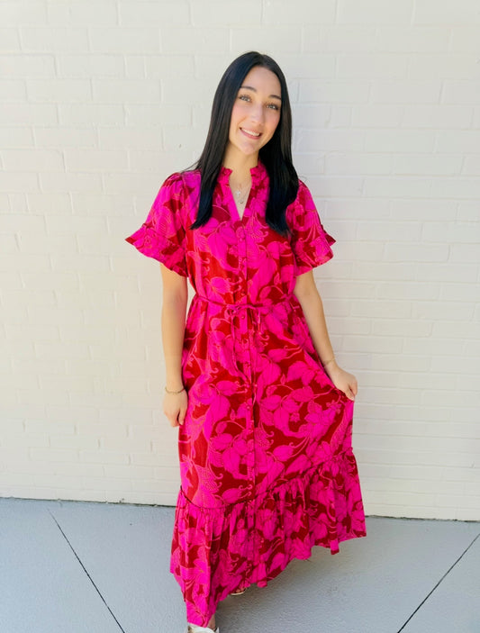 The Craney Floral Midi Dress