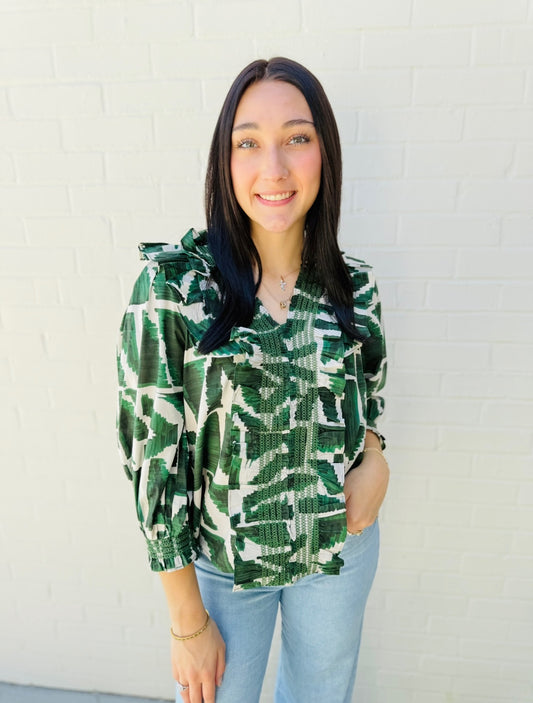 The Posha Printed Blouse