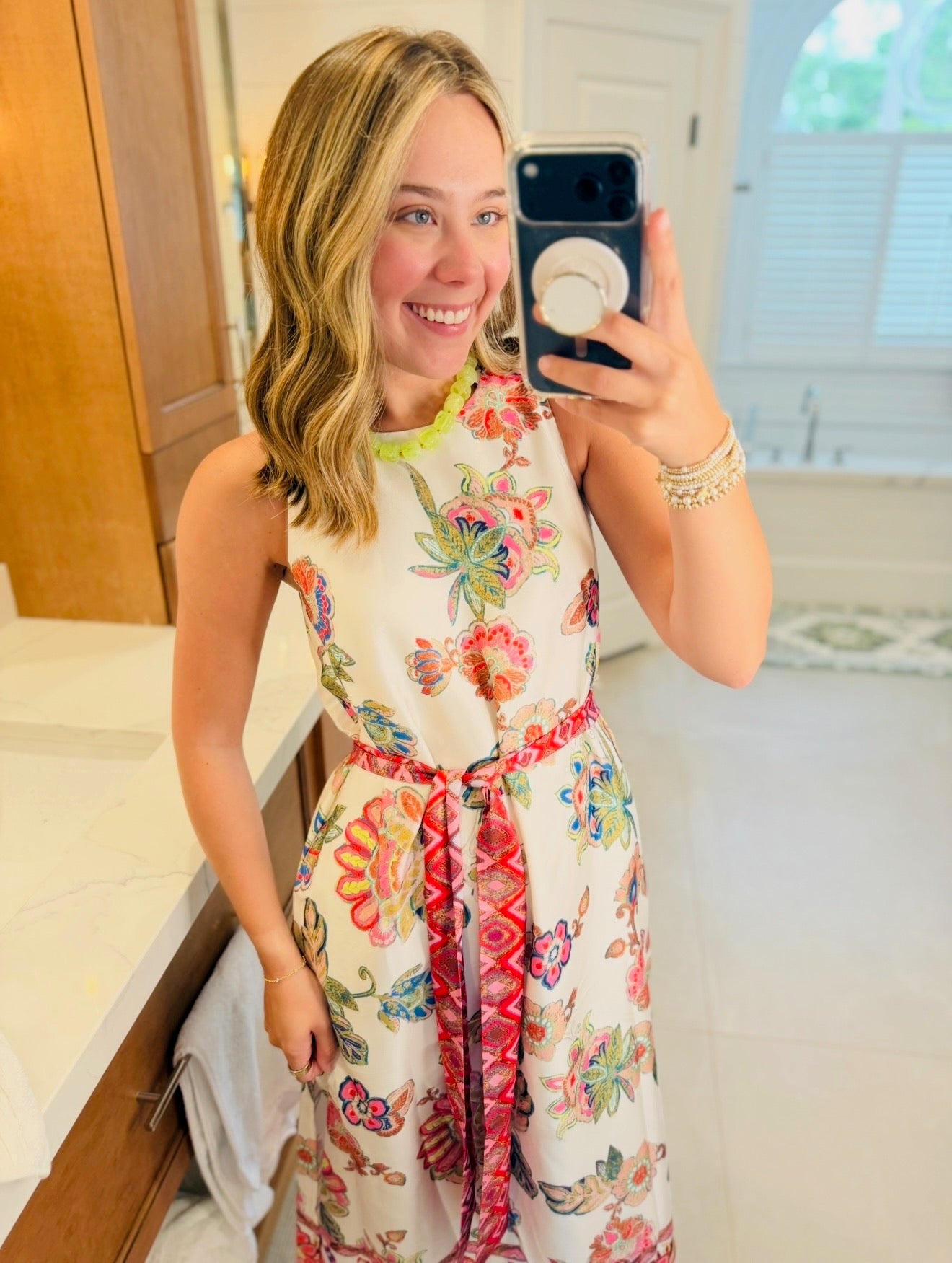 Jade/ The Briar Bloom Column Dress