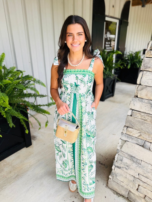 Jade/ The Garden Bodice Midi