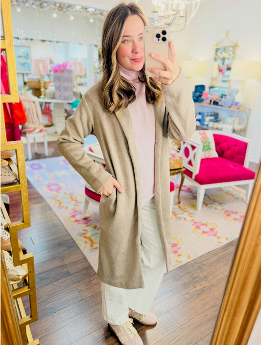 ZSupply/ The Mason Luxe Coat/ Smokey/ FINAL SALE