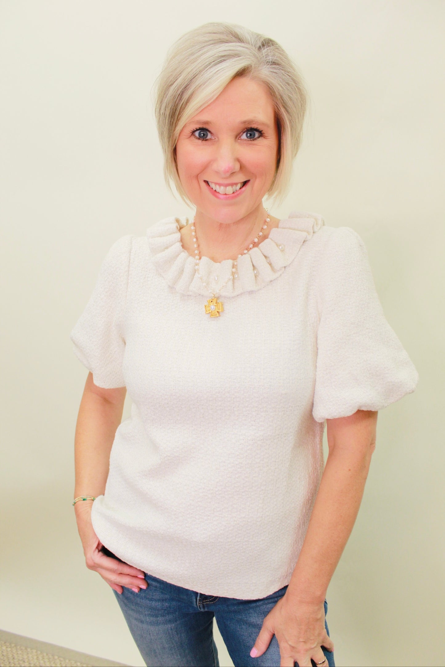 The Tessa Tweed Top