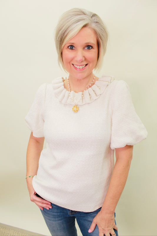 The Tessa Tweed Top