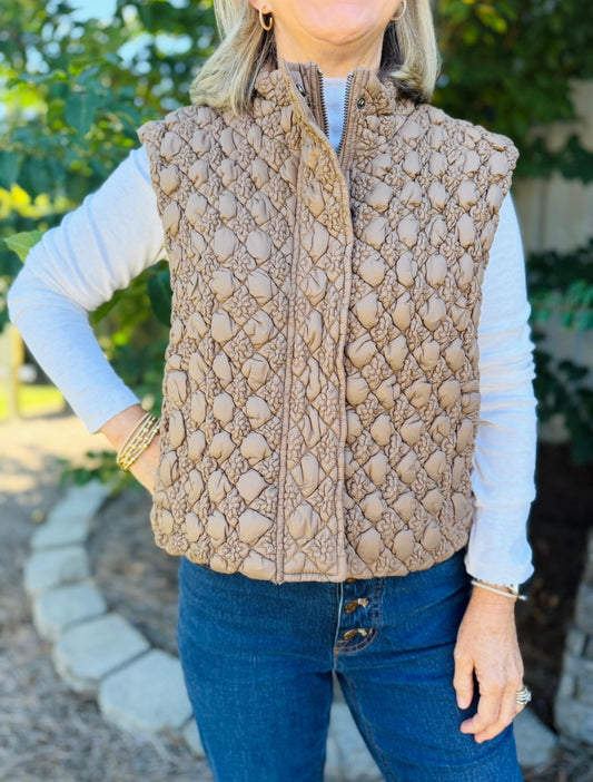 The Quinn Quilted Vest
