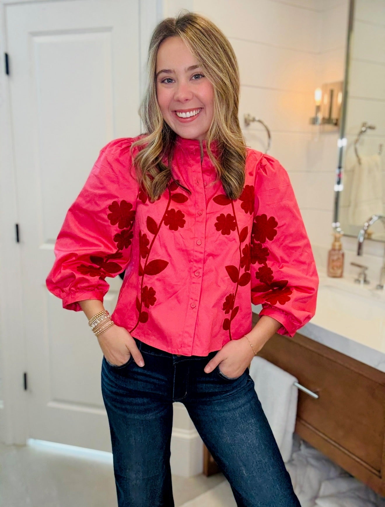 The Ello Embroidered Top