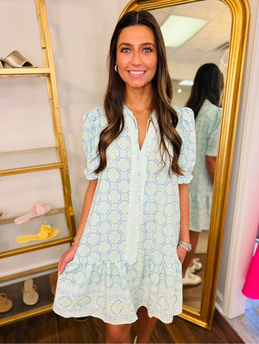 MS/ The Natalia Dress/ Mosaic Charm