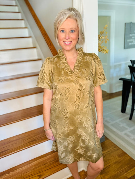The Jill Jacquard Dress