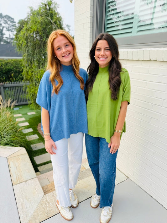 The Caroline Top/ Lime