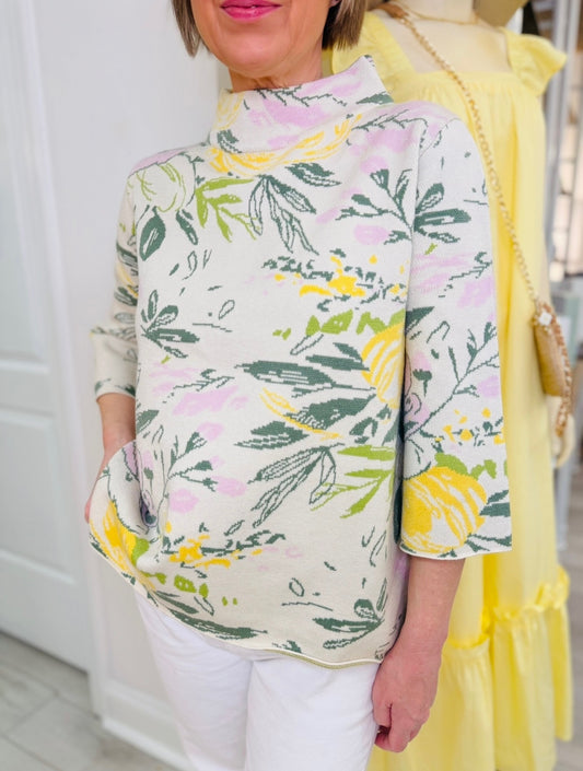The Freya Floral Sweater