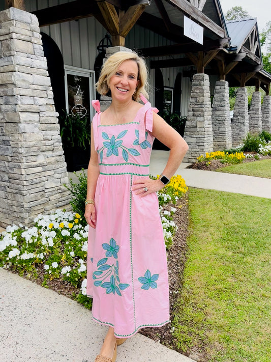The Tiffie Tie Strap Dress