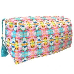 Laura Park/ Sumner Pink Cosmetic Bag/ Large
