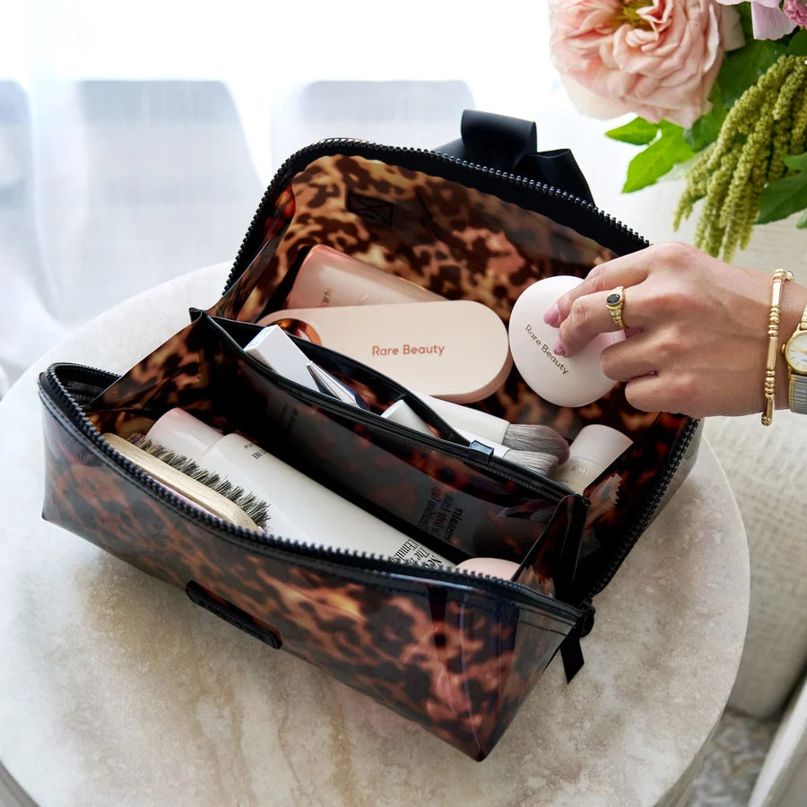 Case-Mate/ Jelly Cosmetic Bag/ Tortoiseshell Bow